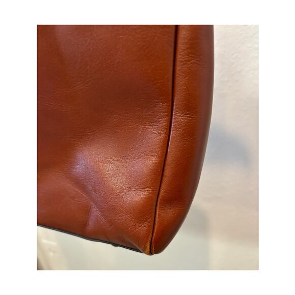 Patricia Nash Rich Brown Leather Shoulder Bag - Picture 4 of 6
